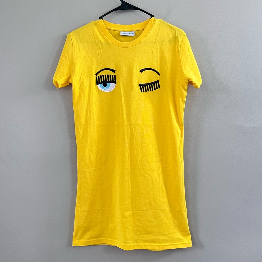 NWT CHIARA FERRAGNI
Woman Mini Dress Yellow Size S Cotton‎ - Picture 4 of 10